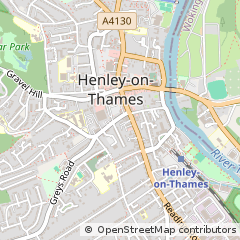Map of Henley-on-Thames