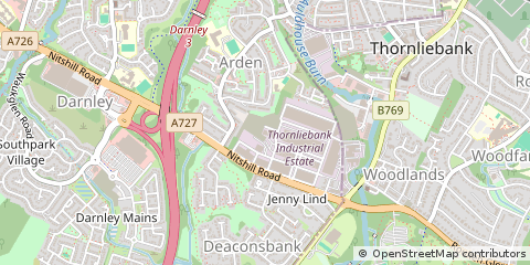 Map of Glasgow
