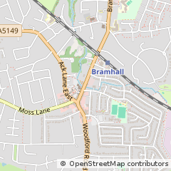 Map of Stockport, Cheshire