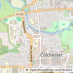 Map of Colchester, Essex