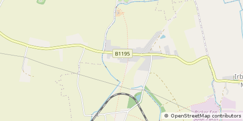 Map of Spilsby, Lincolnshire
