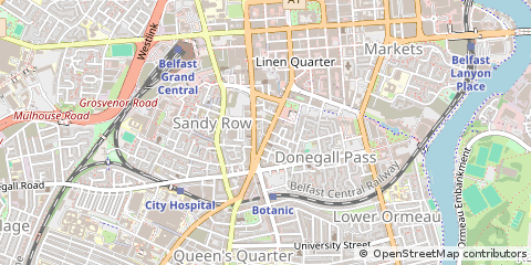 Map of Belfast