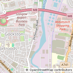 Map of Paisley, Renfrewshire