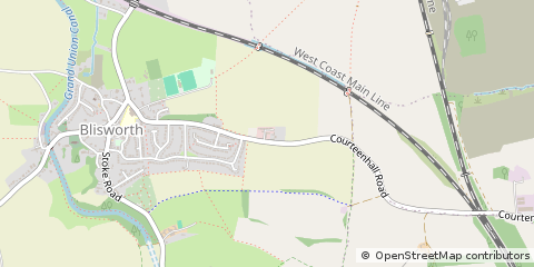 Map of Northampton, Northants