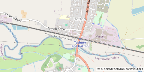 Map of Derby, Derbyshire