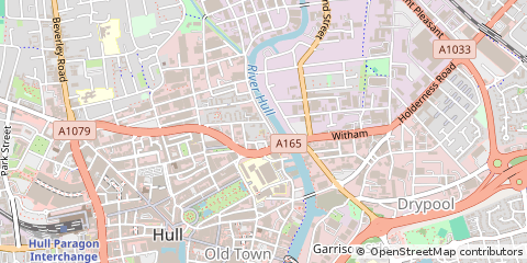 Map of Hull, North Humberside