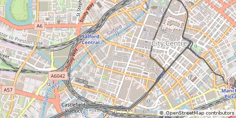 Map of Manchester, Greater Manchester