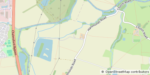 Map of Chelmsford, Essex