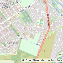 Map of Thetford, Norfolk