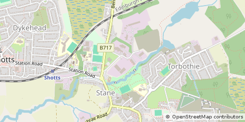 Map of Lanarkshire