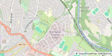 Map of Bristol, North Somerset