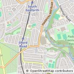 Map of Newcastle Upon Tyne, Tyne and Wear