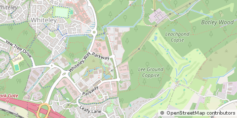 Map of Whiteley, Hampshire