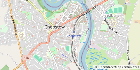 Map of Gwent