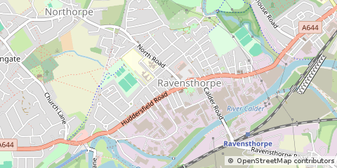 Map of Dewsbury