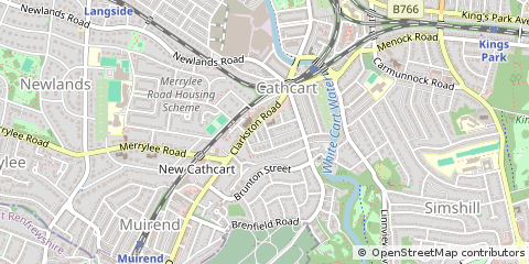 Map of Glasgow