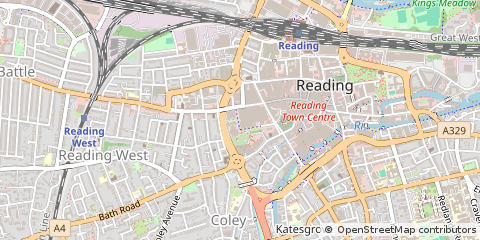 Map of Reading