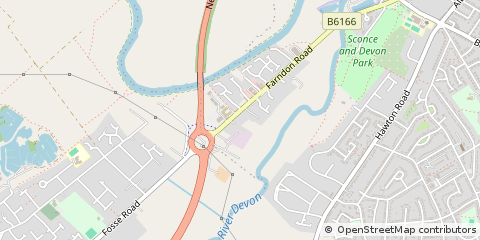 Map of Newark, Nottinghamshire