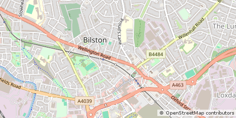 Map of Bilston, West Midlands