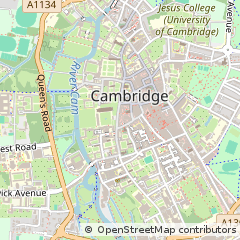 Map of Cambridge, Cambs