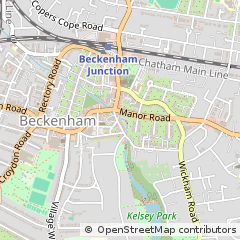 Map of Beckenham