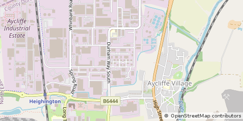 Map of Newton Aycliffe, County Durham
