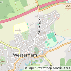Map of Westerham, Kent