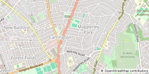 Map of Nottingham