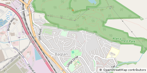 Map of Port Talbot