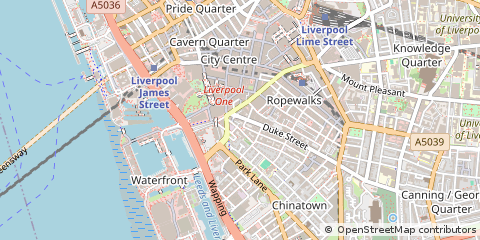 Map of Liverpool