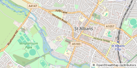 Map of ST. Albans