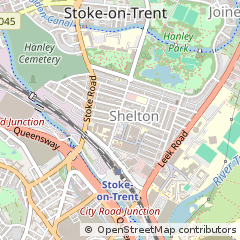 Map of Stoke-on-Trent
