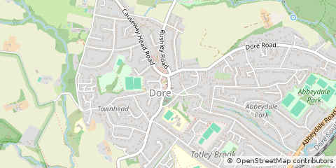 Map of Sheffield