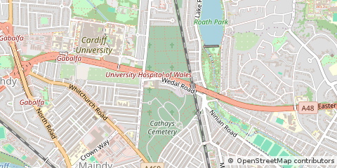 Map of Cardiff