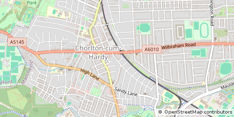 Map of Manchester