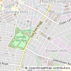 Map of Leicester