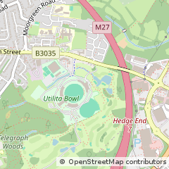 Map of Southampton, Hampshire