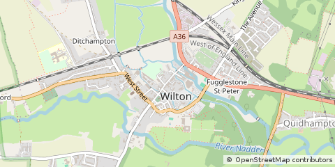 Map of Salisbury