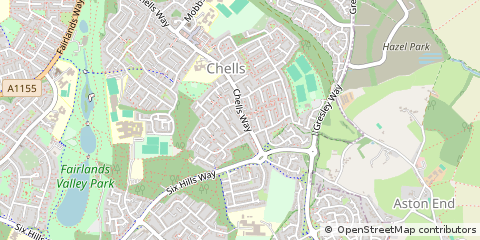 Map of Stevenage