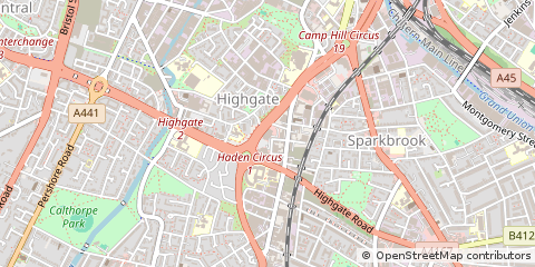 Map of Birmingham