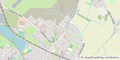 Map of Cambridge, Cambridgeshire