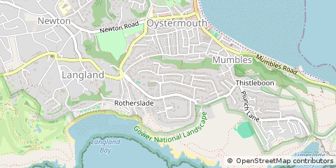 Map of Swansea