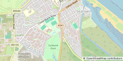 Map of Lossiemouth