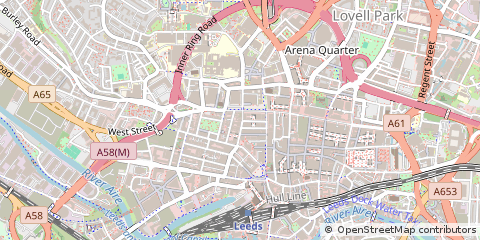 Map of Leeds