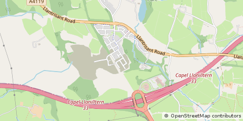 Map of Cardiff