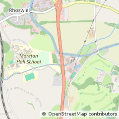 Map of Gobowen, Oswestry