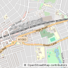 Map of Ilford, Essex