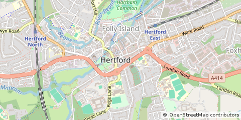 Map of Hertfordshire