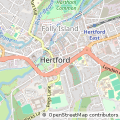 Map of Hertfordshire