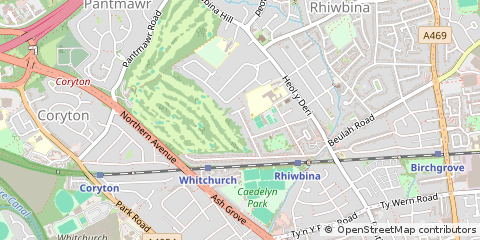 Map of South Glamorgan